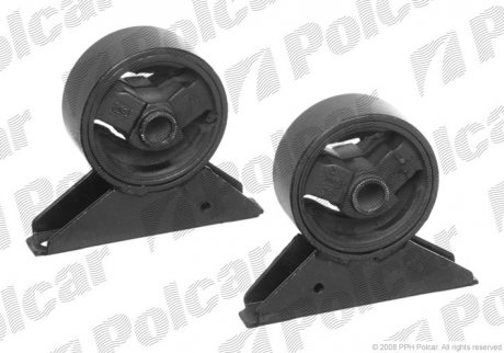 Подушка под двигатель HYUNDAI PONY/ACCENT (MB436670, 2184022700, 21840-22700) Polcar S2240005 (фото 1)