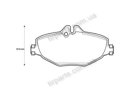 Фото автозапчастини гальмівні колодки FIAT CINQUECENTO (17 (FD6389A, PA994, 2844, 418 14, GBP975AF, 71738134, 71770984, FD6389E, PA1114, 465986, 5892786, 5892786, 46565733, 4656573-3, PA944, FD6389, 465981, 58927860, 5892786-0, VXL262, RS5950) Polcar S70-0007