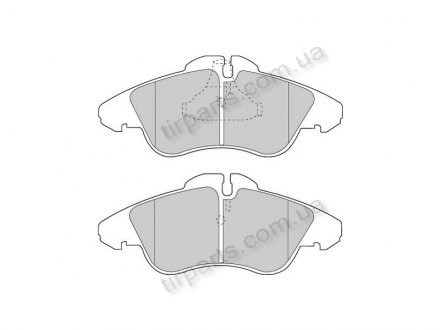 Фото автозапчасти тормозные колодки MERCEDES-BENZ SPRINT (2D0 698 151, A0024203920, FD6675, 0044205520, A9014210510, 2991, 901 421 0612, GBP1 9014210410, FD6675V, 002420 3920, 901421 0510, A0024209920, VXL177, 0024209920, 9014210610, 20537 04, A9014210610, FD6675A, 9 Polcar S70-0008 (фото 1)