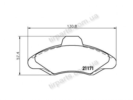 Фото автозапчастини гальмівні колодки FORD ORION III (GAL) (6962492, 6962492, GBP727AF, 7075050, 7075050, 5025948, 5025948, 1015598, 1015598, 5028176, 5028176, FD6314E, 6500952, 6500952, RS5875, 1133748, 1133748, 363702161189, 7075049, 7075049, FD6314, 363702160554, 91A Polcar S70-0009