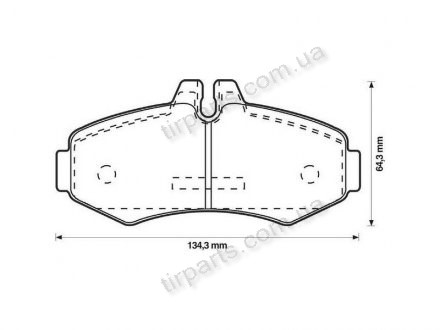 Фото автозапчастини гальмівні колодки MERCEDES-BENZ VITO n (003 420 0120, A0004214110, 363702161094, FD6782V, FD6782A, VXL553, 0034200120, A0004236110, A0034200120, 7180, 0004214110, 0004236110, 678681, FD6782E, GBP1196AF, 000 421 4110, 000 423 6110, AN-4055K, FD6782, P Polcar S70-0033