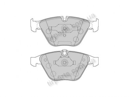 Фото автозапчасти тормозные колодки BMW 7 E65 02- (3411 6794 917, 34116794915, 3411 6764 540, 34116767580, 3411 6763 591, 3411679 089, 34116764540, 3411679492, 3411 6753 668, 3411 6761 283, 3411 6794 915, 3411 6767 580, 34116753668, 7455, PA1561, VXL1168, 3411 6767 19 Polcar S70-0212 (фото 1)