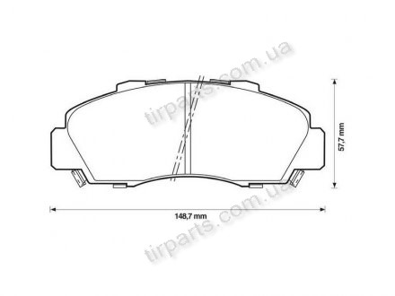 Фото автозапчасти гальмівні колодки Polcar S70-0225