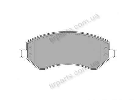 Фото автозапчасти тормозные колодки CHRYSLER/DODGE/JEEP (5096349AA, 5019984AA, 5019984AA, 5069201AA, 5069201AA, PA1508, 5066427AA, 5066427AA, 5066425AA 984AA, 05066427AA, 05066427AA, 5139899AA, 5139899AA, 7484, VXL1142, 363702161448, FD7038A, 5019985AB, 501 Polcar S70-0249 (фото 1)