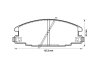 Фото автозапчасти тормозные колодки OPEL FRONTERA/ISUZU (8943357870, 8-94335-787-0, 90541257, 90541257, 486681, AN-248WK, 20629, 363702 1605931, 1605931, FD6527, 894310469, 8-94310-469, 8944832201, 8944832201, 8944832201, GBP827AF, 1605916, 1605916, D4029M, 894483220 Polcar S70-0379 (фото 1)