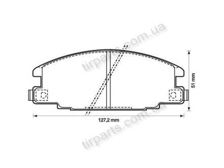 Фото автозапчастини гальмівні колодки OPEL FRONTERA/ISUZU (8943357870, 8-94335-787-0, 90541257, 90541257, 486681, AN-248WK, 20629, 363702160971, 1605825, 1605825, 1605931, 1605931, FD6527, 894310469, 8-94310-469, 8944832201, 8944832201, 8944832201, GBP827AF, 1605916, 16 Polcar S70-0379 (фото 1)