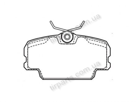 Тормозные колодки BMW E30/MERC. W201 (001 420 1020, PA406, 0014208120, A0014208120, 0014201020, 8967077, 8967077, VXL400, 8993719, 49 1020, FD6377A, 001420 8120, GBP676AF, AN-4078K, GDB402, FD6374A, 363702160257, 422481, 8968018, 8968018, MDP406) Polcar S70-0408