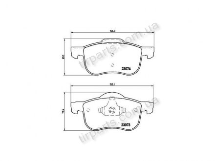 Фото автозапчасти тормозные колодки VOLVO S80 (TS, XY), (673481, 274335, 274335, 363702161399, 30648387, 30648387, 3064838-7, 306833 776712, 31262503, 40.2401, 7120, GBP1200AF, 86349214, 8634921-4, 693 03, 363702161108, FD6855A, 40.4285, PA1170, VXL635, 272401.1, 863 Polcar S70-1184