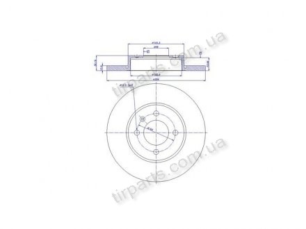 Фото автозапчасти гальмівні диски Polcar S71-0020