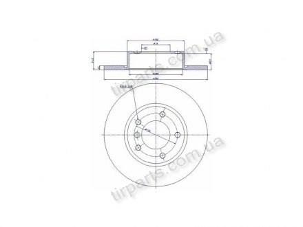 Фото автозапчасти тормозные диски BMW Z3, 10.95-01.03 (VBD428, BS 7420, 10404, 34116757750, GBD789, 1.0630.1.4, WN504, DR6365, 3411 11 BD435, 10404 03, 3411 6757 750, DI955154, 102447) Polcar S71-0070 (фото 1)