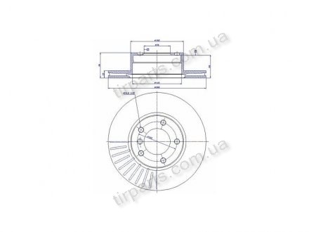 Фото автозапчасти тормозные диски BMW 5 Touring (E39), (GBD1051, 34111163081, DI955610, 3411 1163081, 1.0636.2.4, DR6581, WN834, 202431, 3 9572, 3411 1164 839, 353610636240, D2406, 3411 6767 061, NBD811, BD748, 19572 02, 34116767061, 3411 1163 013, VBE122) Polcar S71-0093