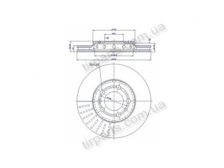 Фото автозапчастини гальмівні диски Volkswagen GOLF V Variant (1 (1K0615301K, 353615843240, DR6260, JZW615301J, JZW615301J, JZW615301J, JZW615301J, 1J0615301K, 1K0615301T, 1K0615301T, 1K0615301T, 1K0615301T, 1J0 615 301, DR6534, 5Q0615301H, 1J0615301S, 1J0 615 301K, NBD Polcar S71-0119