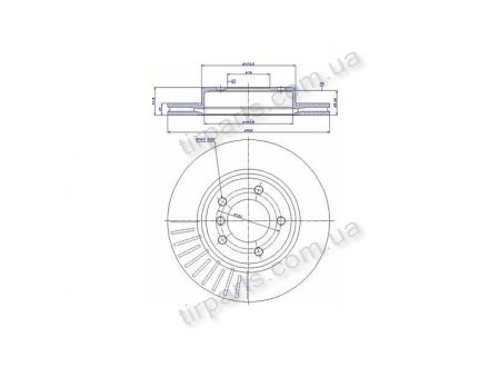 Фото автозапчастини гальмівні диски BMW Z3 coupe, 04.97- (34116855152, 34116794302, 1.0644.2.4, BD493, 6864058, 34116766224, 34116864058, 34116757526, 6794302, 6855152, 34111164539) Polcar S71-0123 (фото 1)