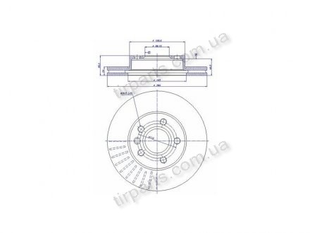 Фото автозапчастини гальмівні диски Volkswagen T4/CARAVELLE (22217, D2519, 22217 02, 7D0615301C, 701615301F, NBD933, 701 615 301F, 207093, 7D0615301A, DI955748, WN930, 353615837240, 701615301, VBE170, 7D0 615 301C, 955748, DR6445, 57727, 701 615 301, GBD1152, 7D0 615 30 Polcar S71-0235