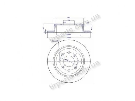 Фото автозапчастини гальмівні диски ROVER 200 hatchback (42510SE0000, 42510-SE0-000, EGP1254, EGP1254, WN613, DI952480, GBD1231, WN910, NBD314, 42510SR3A10, 42510-SR3-A10, 57696, 42510SH3G00, 42510-SH3-G00, 42510SK3E00, 42510-SK3-E00, 42510SK7A00, 42510SR3000, 42510-SR3 Polcar S71-1094