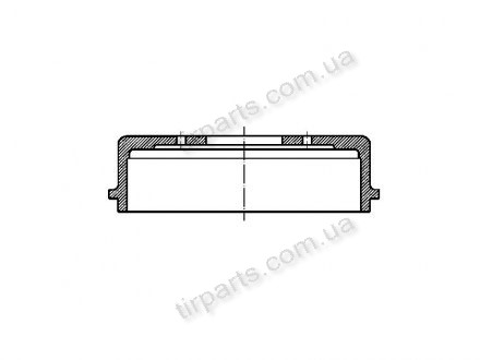 Фото автозапчастини гальмівний барабан SKODA OCTAVIA (1J0609617B, 100808, VBE660, DR962352, 66390, 962352, 1J0 609 617B, NDR318) Polcar S73-1007