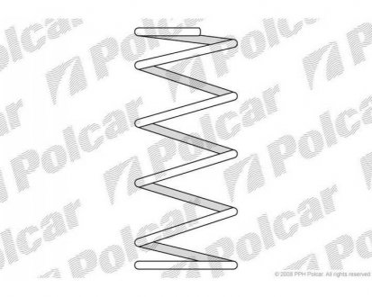 Фото автозапчастини пружина KADETT C (08982066, 08961995, 312093) Polcar SU23006