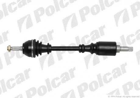 Полуось ZX (3272R7, 327218, 95669013, 96072988, 3272R8) Polcar T29073