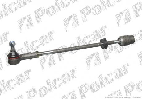 Рулевая тяга правый Volkswagen PASSAT 88- (357419804, 357419803) Polcar V-453 (фото 1)