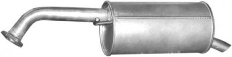 Глушитель (задняячасть) алюминизированная сталь Mazda Premacy 2.0 Ditd (99-05), POLMOSTROW 12205 (фото 1)
