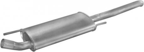 Глушитель (задняячасть) алюминизированная сталь VW Golf III 2.0i Variant (30.89) POLMOSTROW 3089 (фото 1)