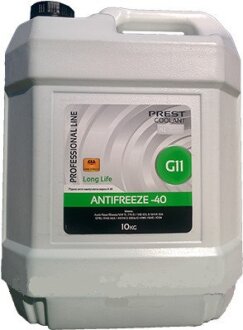 Фото автозапчастини coolant -40 антифриз green 10л Prest 1876