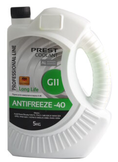 Фото автозапчастини coolant -40 антифриз green 5л Prest 1877