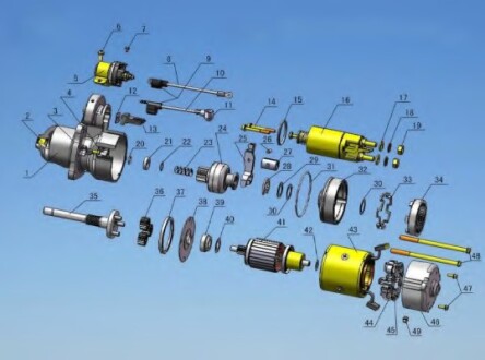 Фото автозапчастини якорь стартера PRESTOLITE ELECTRIC M93RA-06-0000