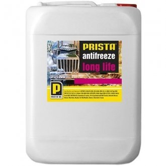 Фото автозапчастини антифриз Prista Long Life 210л (готовый черв.) (шт.) PRISTA OIL P020096 (фото 1)