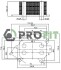 Фото автозапчастини радіатор масляний PEUGEOT/CITROEN/FORD/MITSUBISHI/MAZDA/FIAT 04- (1.6HDI) PROFIT 1745-0027 (фото 1)