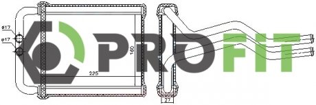 Фото автозапчасти отопитель HYUNDAI SANTA FE 06-12 PROFIT 1760-0145