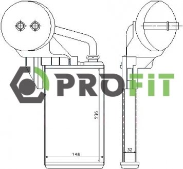 Фото автозапчасти отопитель RENAULT MASTER 00-. OPEL MOVANO 00- PROFIT 1760-0381