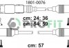 Фото автозапчасти комплект высоковольтных кабелей Volkswagen GOLF, PASSAT, POLO, VENTO 95-01, SEAT CORDOBA, IBIZA, TOLEDO 96-99 PROFIT 1801-0076 (фото 1)