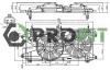 Фото автозапчасти вентилятор радіатора PROFIT 18500022 (фото 1)