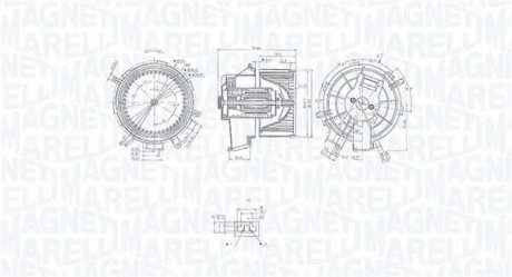 Фото автозапчастини вентилятор салону CITROEN JUMPER 06-. FIAT DUCATO 06-. PEUGEOT BOXER 06- PROFIT 1860-0087