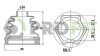 Фото автозапчастини пильовик комплект SKODA OCTAVIA 04-13. SUPERB 08-15. Volkswagen GOLF 97-13. PASSAT 05-12. CADDY 04-15 внутрішній PROFIT 2710-0019 XLB (фото 1)