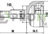 Фото автозапчасти шарнирный комплект RENAULT SCENIC 03-08 наружн. PROFIT 2710-1523 (фото 1)