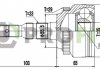 Фото автозапчасти шарнирный комплект OPEL VECTRA B 00-03 (+ABS) наружн. PROFIT 2710-3086 (фото 1)