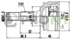 Фото автозапчастини шарнірний набір CITROEN C2. C3 02-. PEUGEOT 207 06 - зовнішн. PROFIT 2710-3095 (фото 1)