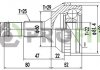 Фото автозапчастини шарнірний комплект CITROEN BERLINGO 98-. PEUGEOT 207. 307 06 - зовнішн. PROFIT 2710-3101 (фото 1)