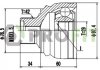 Фото автозапчасти шарнирный комплект Audi A4. A6 11- внешн. PROFIT 2710-3110 (фото 1)
