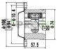 Фото автозапчасти шарнирный комплект Volkswagen GOLF 97-06. BORA 98-05. SKODA FABIA 00-10. SEAT IBIZA 02-09 внутренний PROFIT 2810-2050 (фото 1)