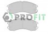 Фото автозапчасти колодки тормозные дисковые Передние MAZDA 626 88-97, FORD PROBE 88-93 PROFIT 5000-0576 (фото 1)