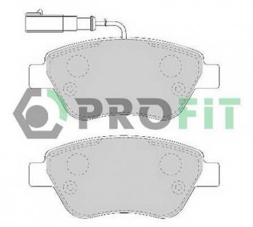 Колодки тормозные дисковые Передние FIAT DOBLO 1.3-1.9D 03-,IDEA 1.3D 1.9D 04-,PANDA PROFIT 5000-1466 (фото 1)