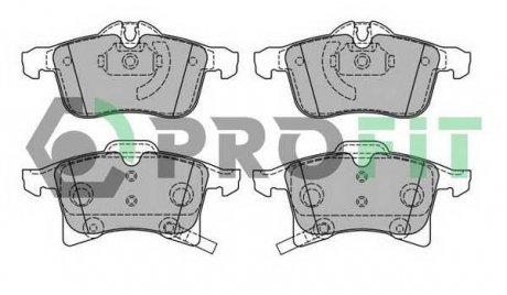 Фото автозапчасти колодки тормозные дисковые Передние OPEL ASTRA H 05-,OPEL MERIVA 05-,OPEL ZAFIRA 05- PROFIT 5000-1640