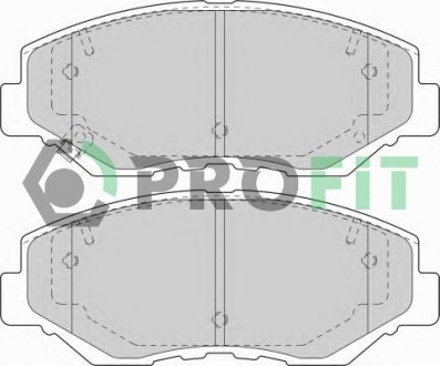 Фото автозапчасти колодки гальмівні дискові PROFIT 50001658