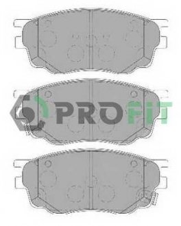 Колодки тормозные дисковые Передние MAZDA 6 1,8 2,0 02- 07- PROFIT 5000-1707 (фото 1)