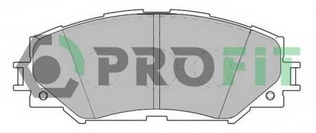 Колодки тормозные дисковые Передние TOYOTA AURIS 1.4-2.2D 07-,COROLLA 1.4VVT-I 02-, URBAN CRUISER 09-,VERSO S 10- PROFIT 5000-2012 (фото 1)