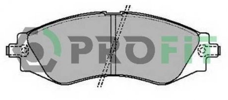 Колодки тормозные дисковые Передние CHEVROLET EPICA (KL1), 2.0, 2.5, 2.0D 01/05- PROFIT 5000-2049 (фото 1)