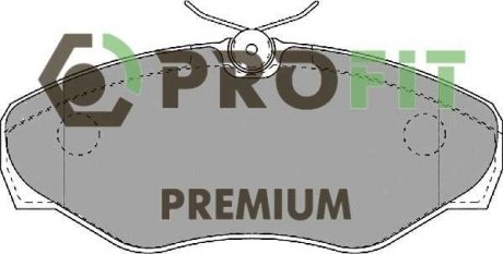 Фото автозапчасти колодки тормозные дисковые Передняя PREMIUM NISSAN PRIMASTAR 01-. OPEL VIVARO 01-. RENAULT TRAFIC 01- PROFIT 5005-1515